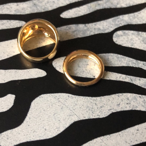 Gold Sculptural Rings(2) - Picture 12 of 15